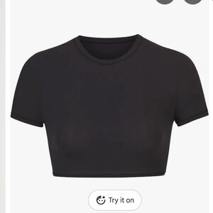 Skims fits everybody super cropped t shirt